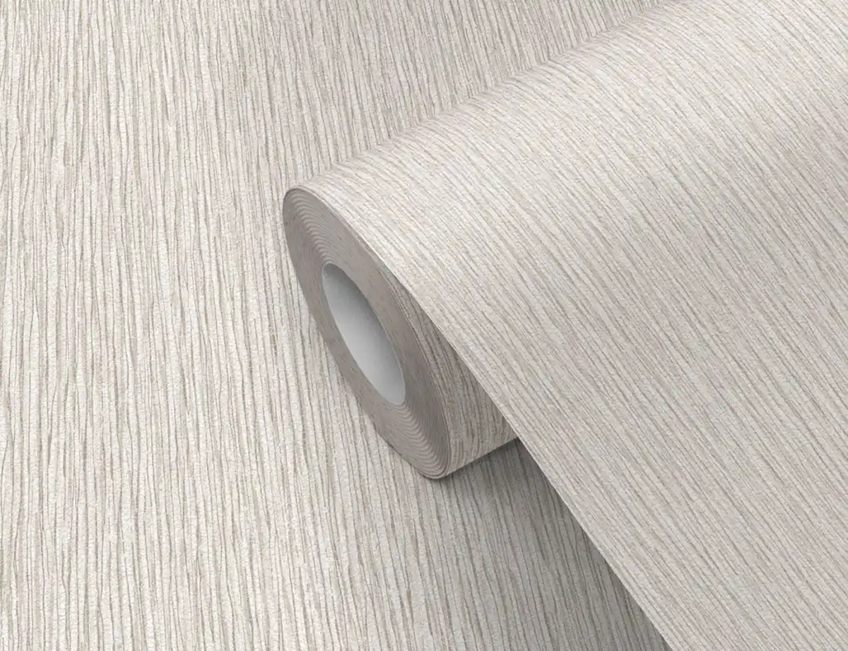 Bild 2 von Vliestapete Streifenstruktur Beige