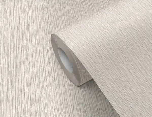 Bild 2 von Vliestapete Streifenstruktur Beige