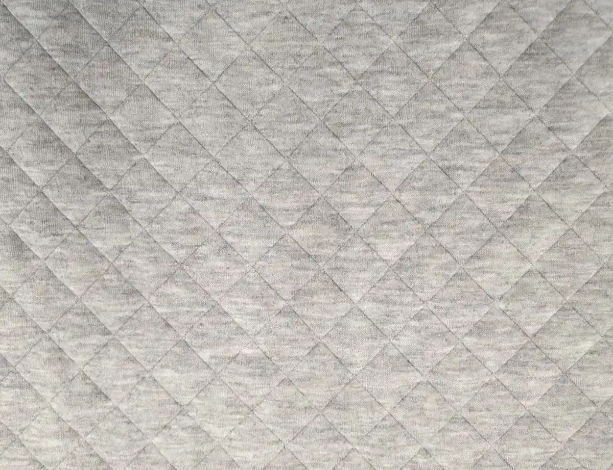 Bild 2 von Steppstoff Uni Hellgrau