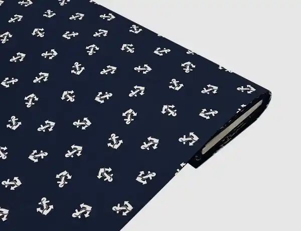 Bild 2 von Dekostoff Sailing blau/weiß