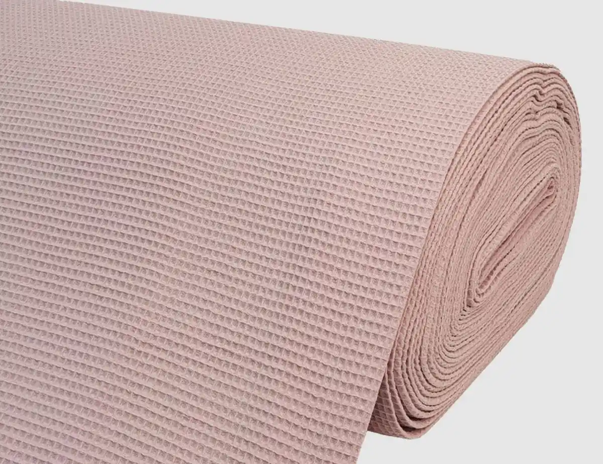 Bild 1 von Waffelstoff Uni Rosé