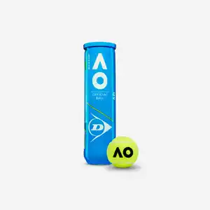 DUNLOP Tennisbälle Australian Open - 4er-Dose gelb