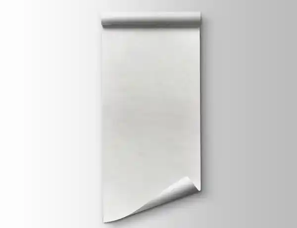 Bild 2 von Papiertapete Uni Weiß