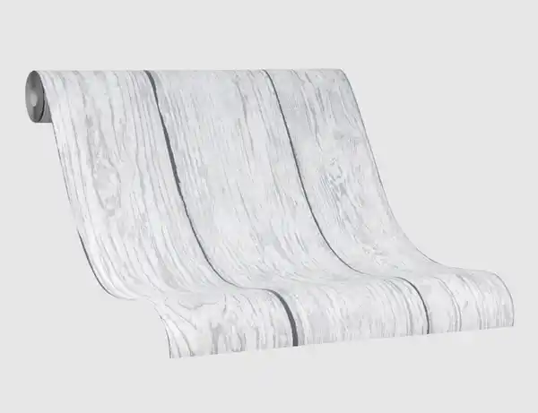 Bild 2 von Vliestapete Holzoptik Grau