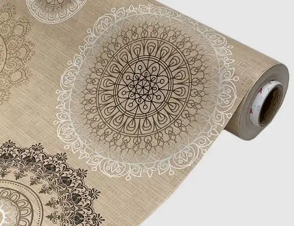 Bild 1 von Wachstuch Mandala Beige
