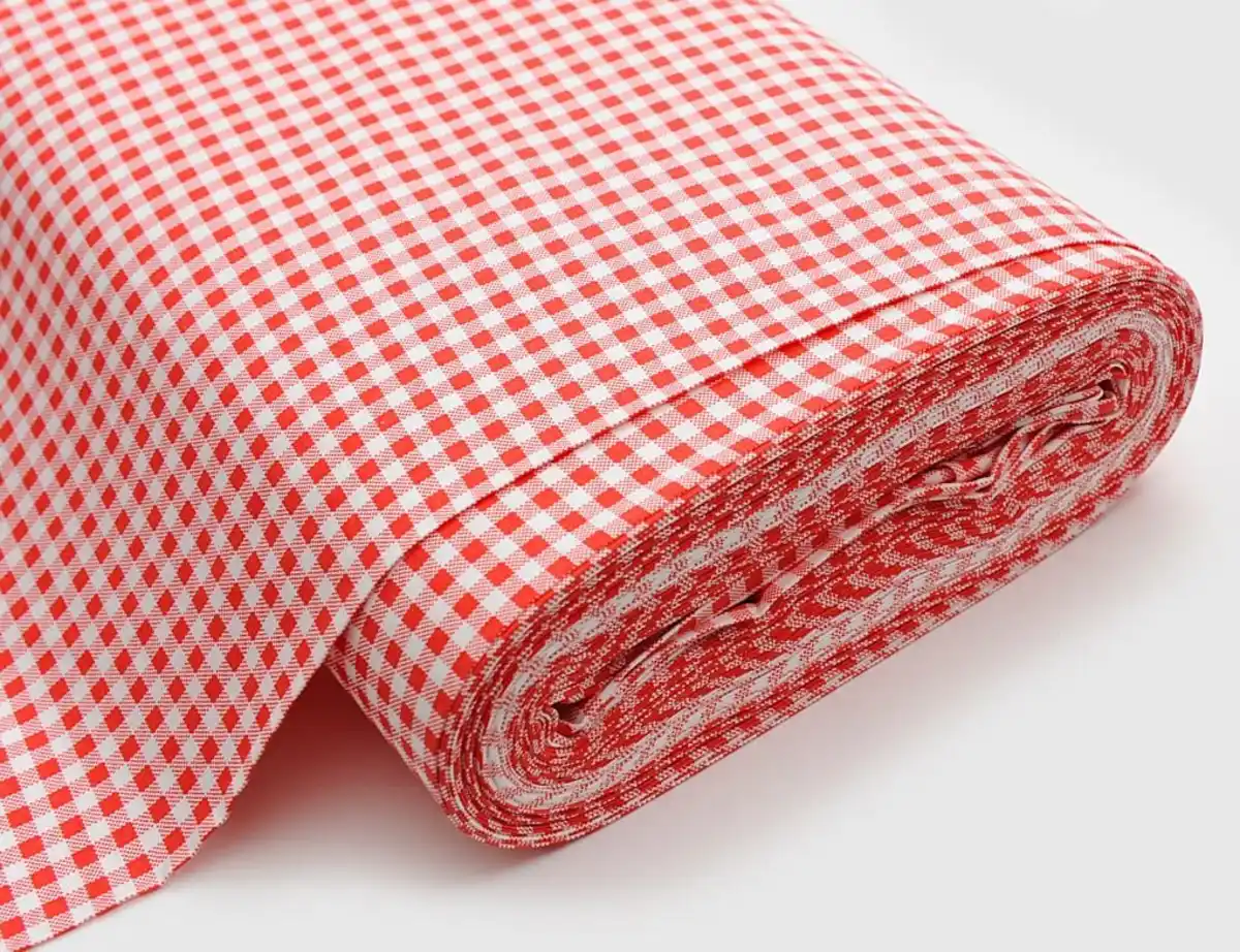 Bild 1 von Dekostoff Karo rot