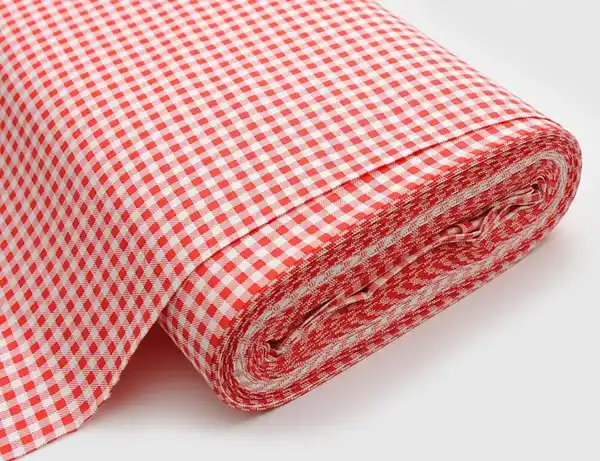 Bild 1 von Dekostoff Karo rot