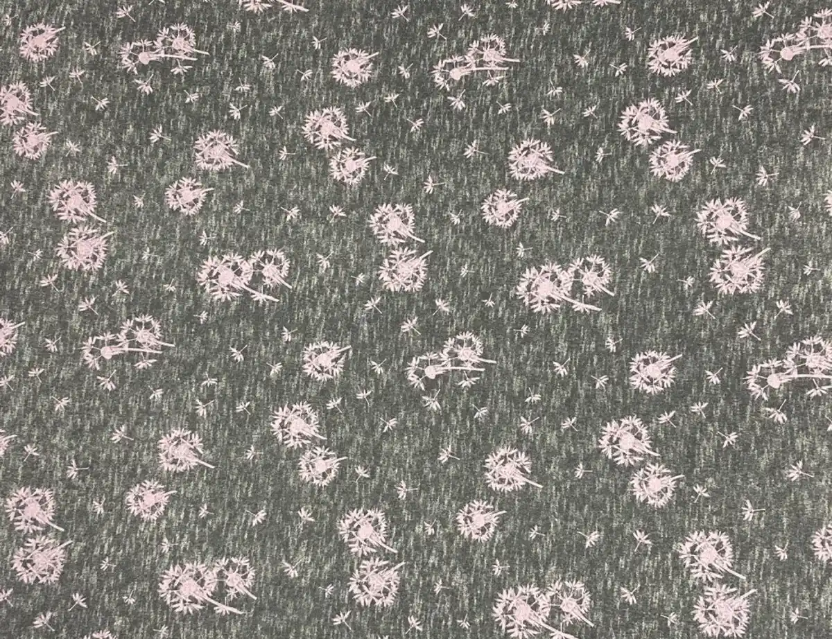 Bild 2 von Dekostoff Pusteblume Anthrazit, Rosé
