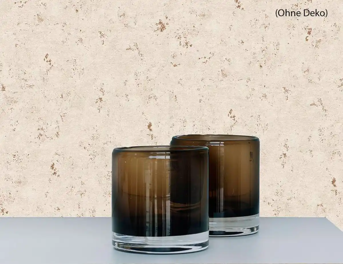 Bild 3 von Vliestapete Uni Beige