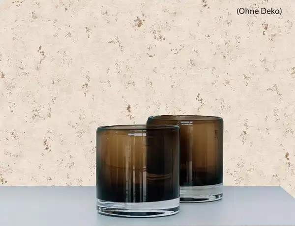 Bild 3 von Vliestapete Uni Beige