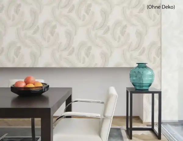 Bild 3 von Vliestapete Beige Feder