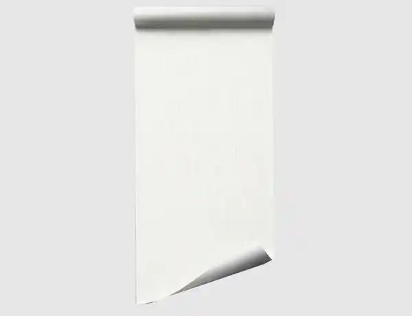 Bild 2 von Vinyltapete Uni Weiß