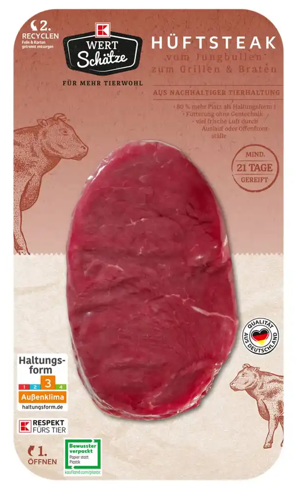 Bild 1 von K-WERTSCHÄTZE Hüftsteak, kg