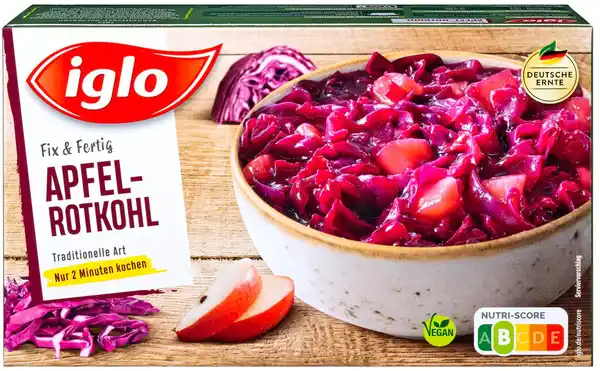 Bild 1 von IGLO Apfel-Rotkohl, 750-g-Packg.