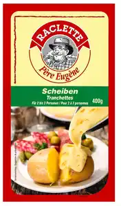 PÈRE EUGÈNE Raclette-Scheiben 48 % Fett i. Tr., 400-g-Packg.