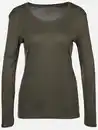 Bild 1 von Damen Shirt mit langem Arm Oliv