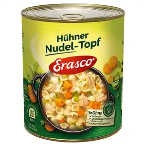 ERASCO Eintöpfe 800 g, Hühner-Nudel