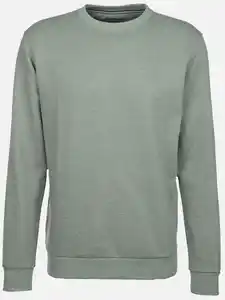 Herren Sweatshirt in melierter Optik Grün