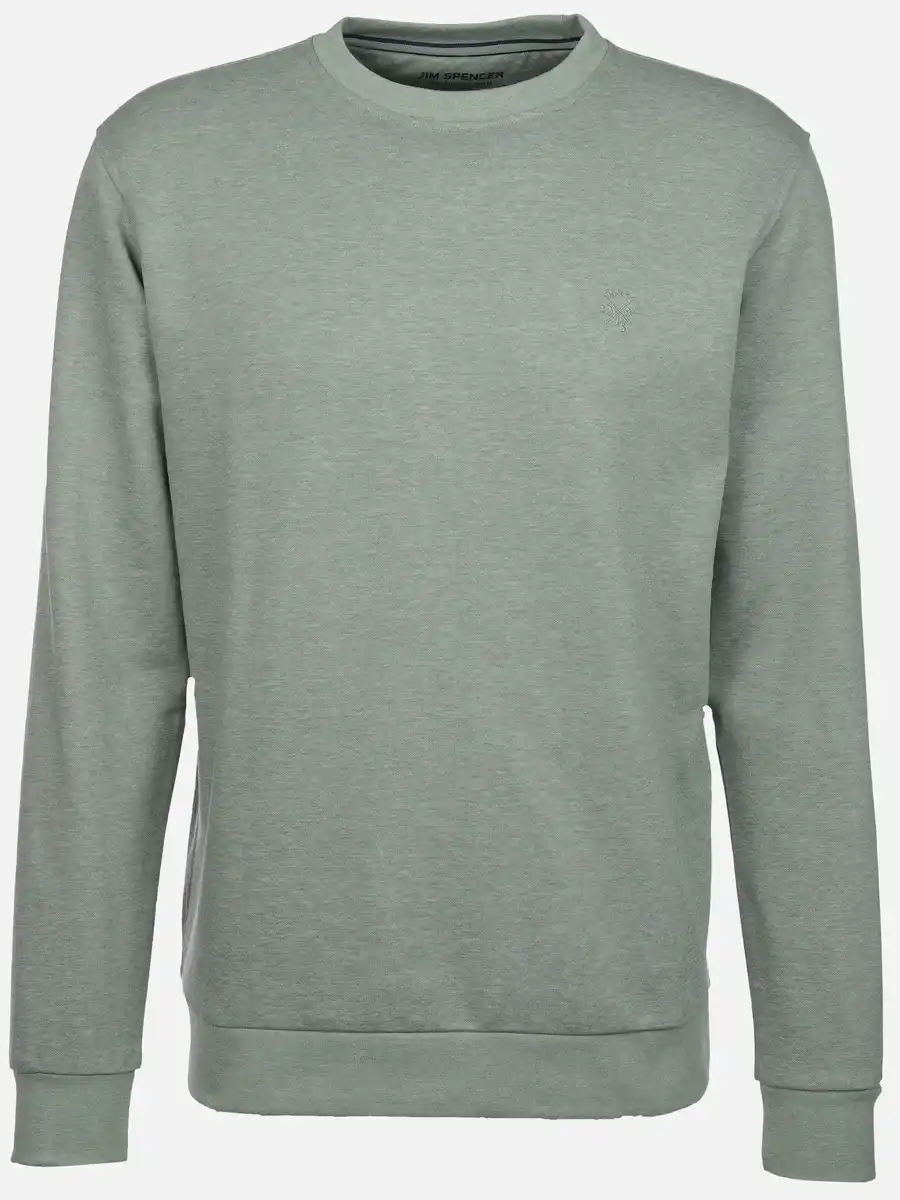 Bild 1 von Herren Sweatshirt in melierter Optik Grün