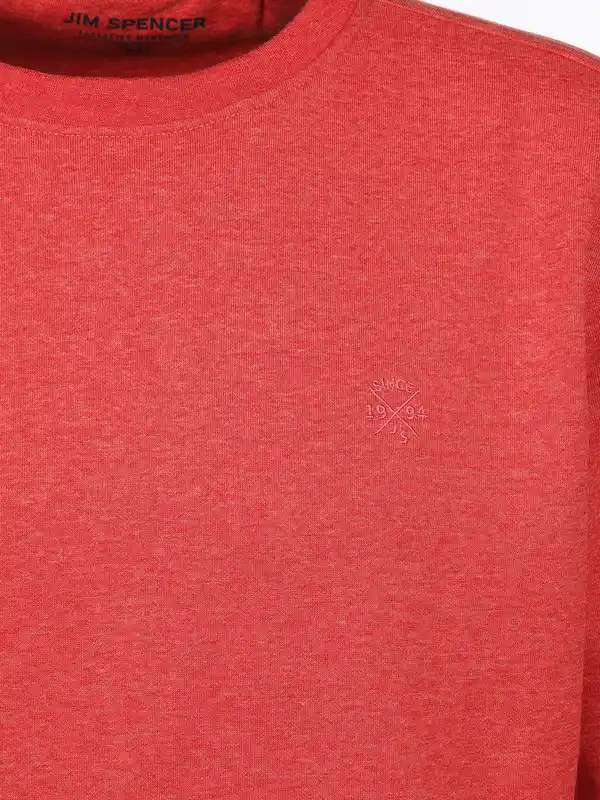 Bild 3 von Herren Sweatshirt in melierter Optik Orange