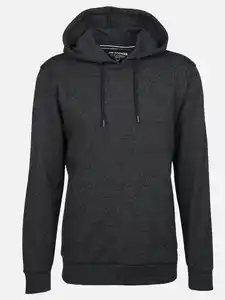 Herren Hoodie in melierter Optik Blau