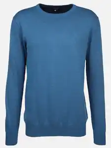 Herren Strickpullover Blau