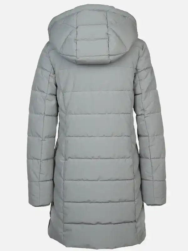 Bild 2 von Damen Steppmantel mit Kapuze Türkis