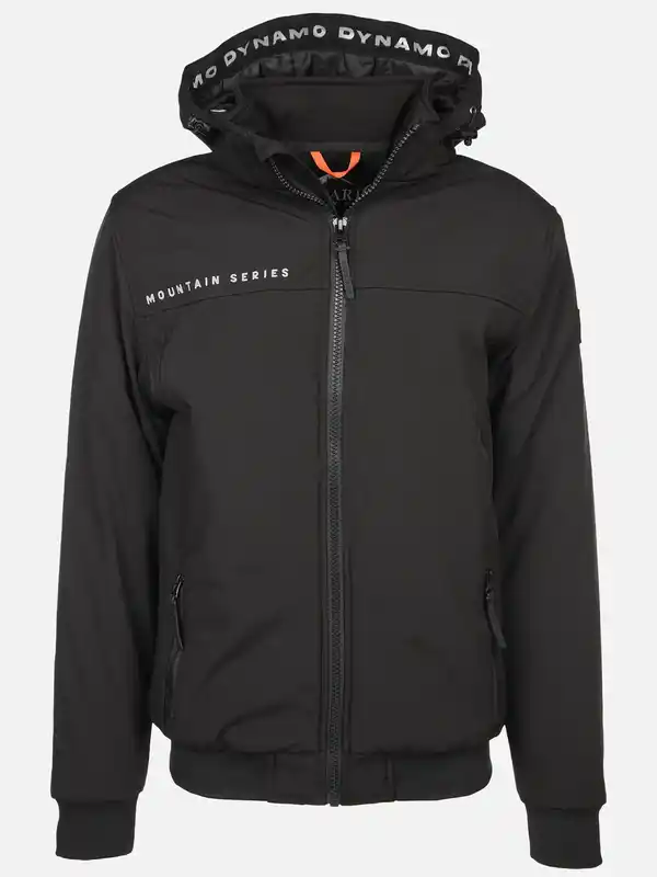 Bild 1 von Herren Softshell Winterjacke mit Bündchen Schwarz