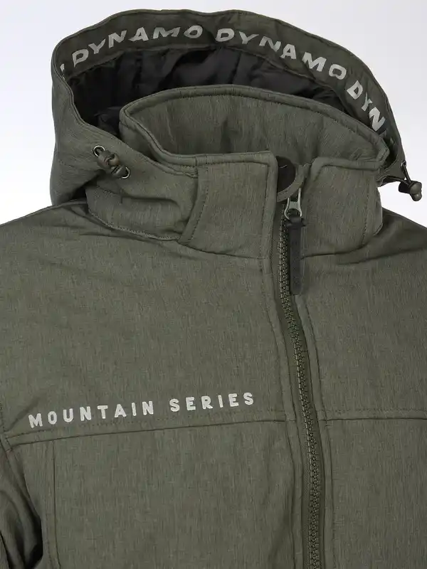 Bild 4 von Herren Softshell Winterjacke mit Bündchen Oliv