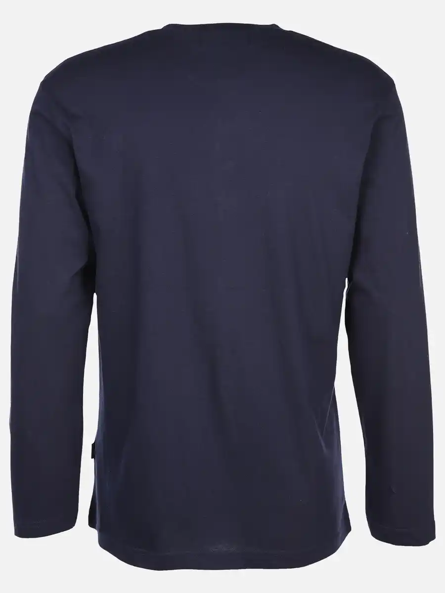 Bild 2 von Herren Pyjamaoberteil mit Knöpfen Blau