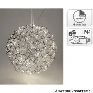 LED Kugel Ø 30 cm kaltweiß IP 44