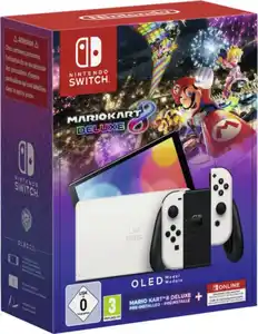 Nintendo Nintendo Switch OLED-Modell (weiß) + Mario Kart 8 Deluxe