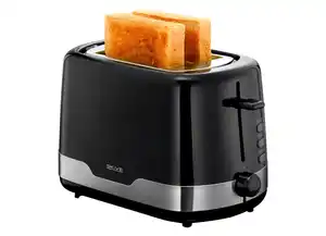 Skive Toaster Schwarz/Edelstahl