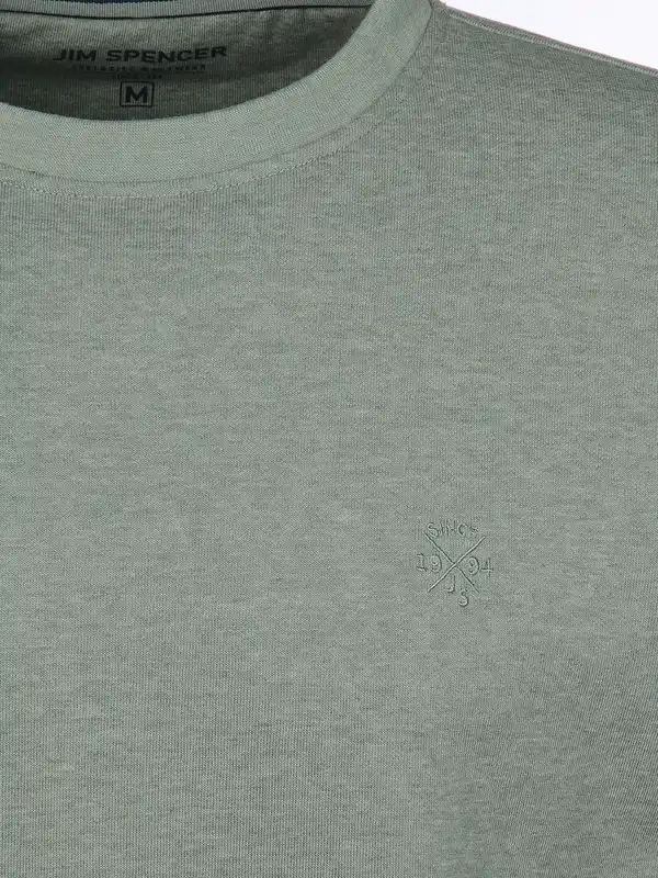 Bild 3 von Herren Sweatshirt in melierter Optik Grün
