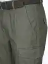 Bild 4 von Herren Cargohose mit Flechtgürtel Oliv