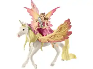 SCHLEICH Feya mit Pegasus-Einhorn Spielfigur Mehrfarbig