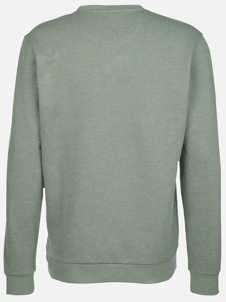 Bild 2 von Herren Sweatshirt in melierter Optik Grün
