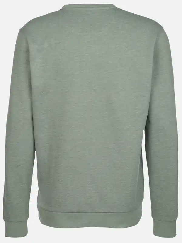 Bild 2 von Herren Sweatshirt in melierter Optik Grün
