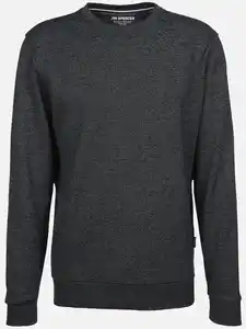 Herren Sweatshirt in melierter Optik Blau