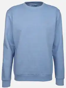 Herren Sweatshirt in melierter Optik Blau