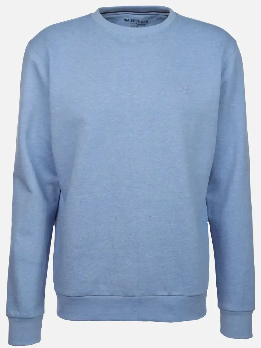 Bild 1 von Herren Sweatshirt in melierter Optik Blau