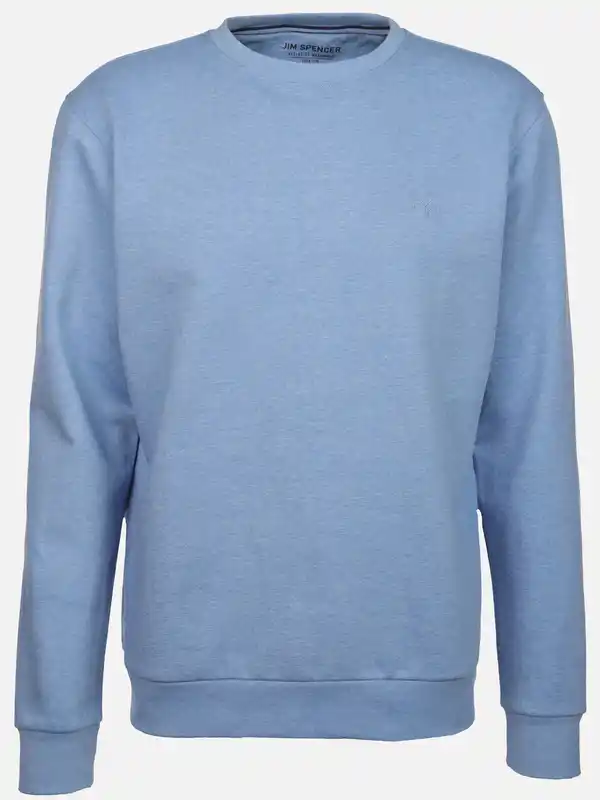 Bild 1 von Herren Sweatshirt in melierter Optik Blau