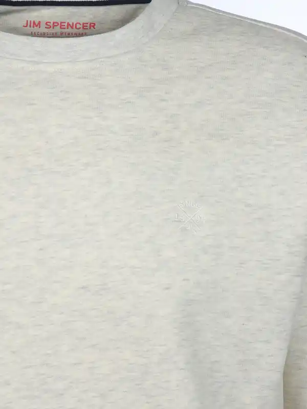 Bild 3 von Herren Sweatshirt in melierter Optik Beige