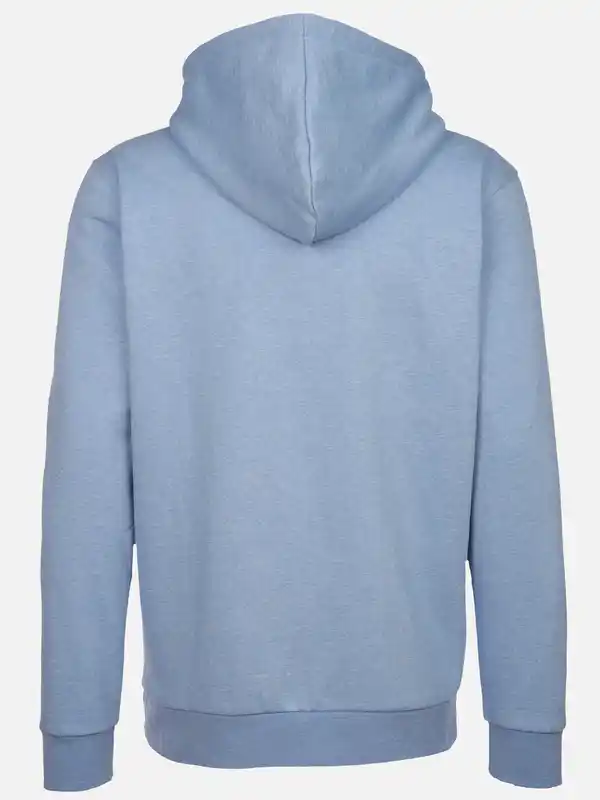 Bild 2 von Herren Hoodie in melierter Optik Blau
