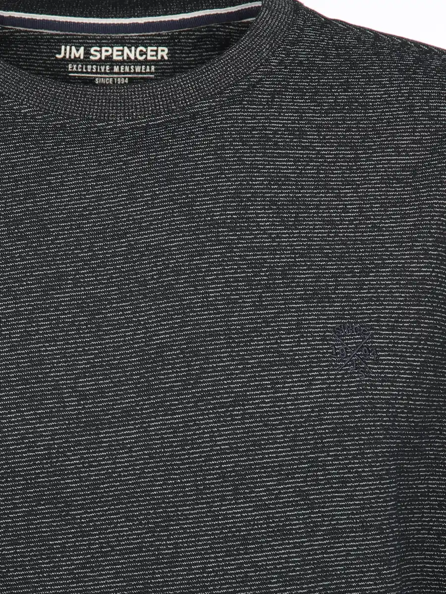 Bild 3 von Herren Sweatshirt in melierter Optik Blau