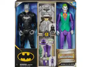 SPIN MASTER BAT BATTLE PACK BATMAN & JOKER MIT CLIP Spielset Mehrfarbig