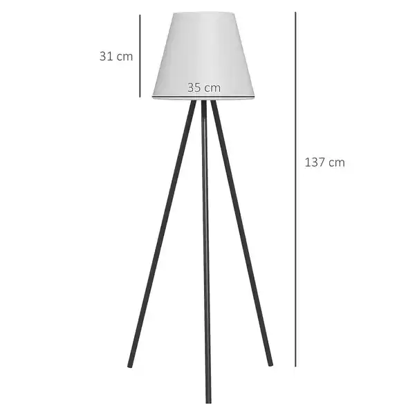Bild 3 von Solar Dreibein Stehlampe, Outdoor/Indoor, dimmbar, Schwarz/Weiß
