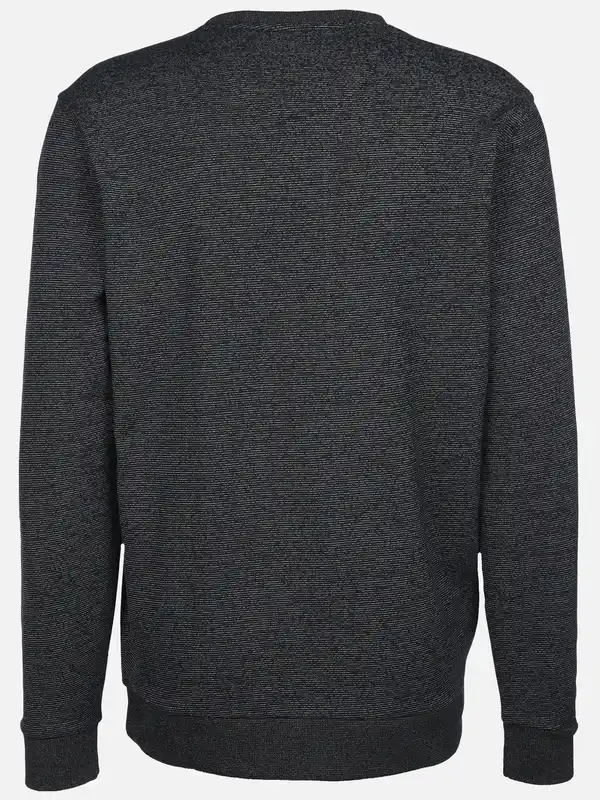 Bild 2 von Herren Sweatshirt in melierter Optik Blau