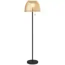 Bild 1 von Solar Stehlampe, Outdoor/Indoor, Bambusschirm, Alurahmen, Schwarz/Natur