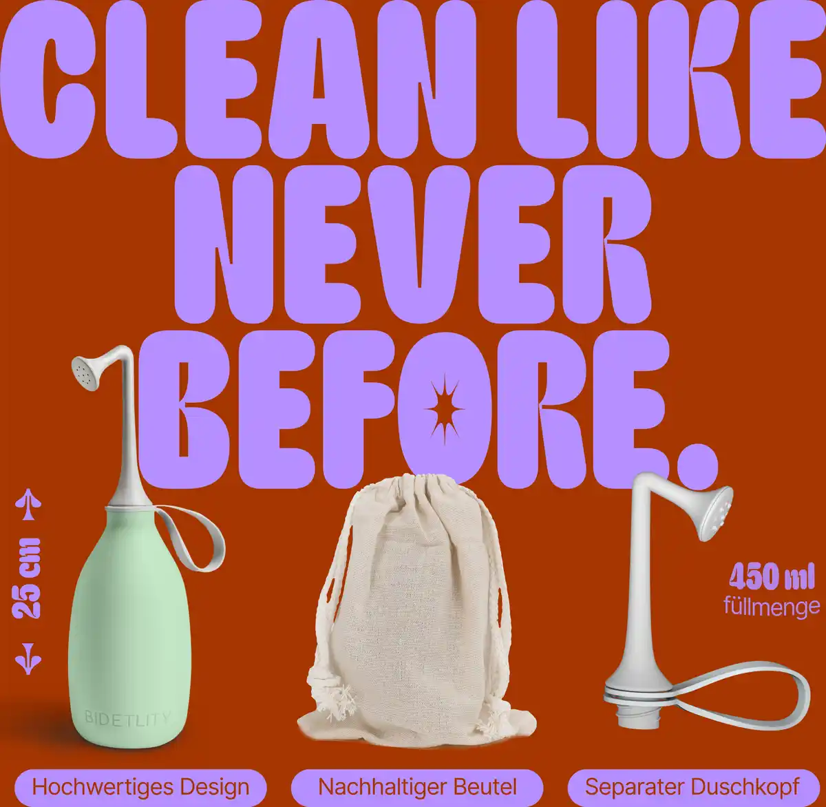 Bild 2 von BIDETLITY Po-Dusche Intim-Dusche MINTY MINT